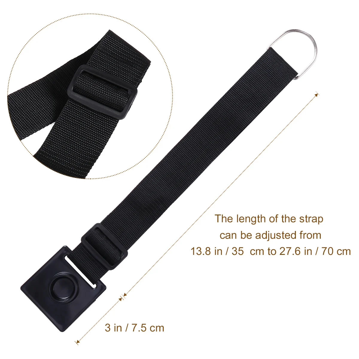 

2cm Heavy Duty Cello Strap Adjustable 16-28 Inch Endpin Stopper Holder Non Slip Floor Protection Anti Scratch Cello Strap Stop