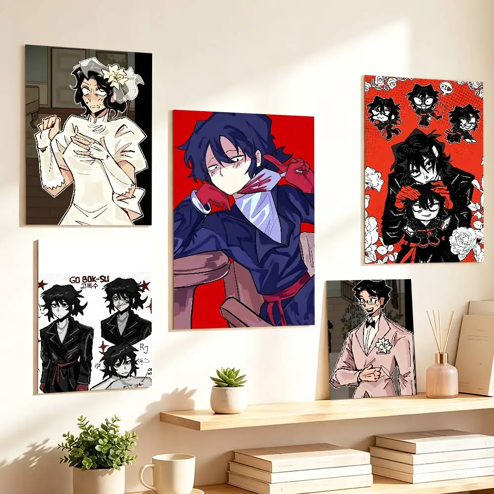 COOL M-Married in Red Poster HD Self Adhesive Waterproof Wall Art Ideal for Home Office Dorm Gift