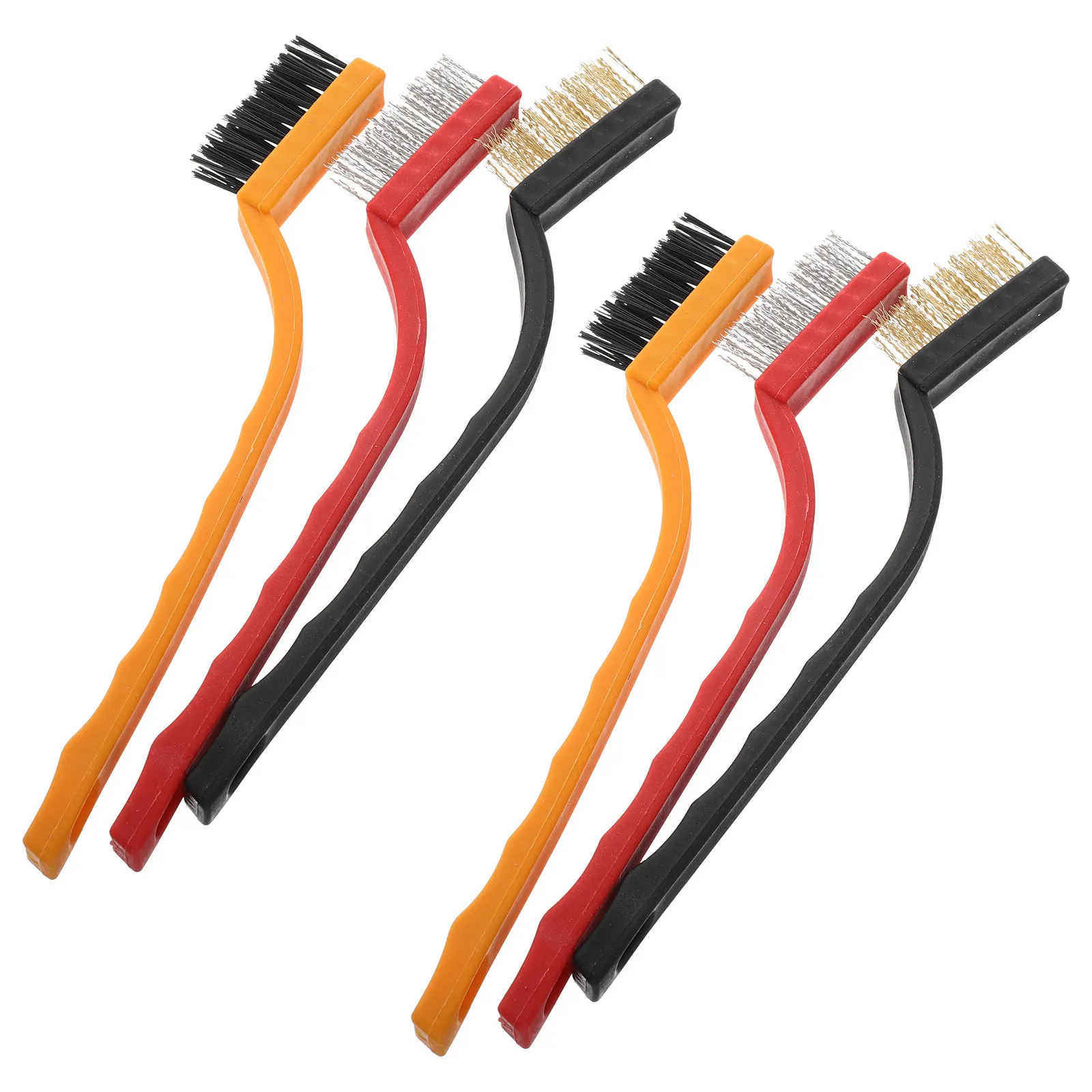 

Набор из 2 щеток для чистки газовых плит и вытяжек для автодомов, с нейлоновой, латунной и нержавеющей стальной щетиной, для глубокой очистки зазоров