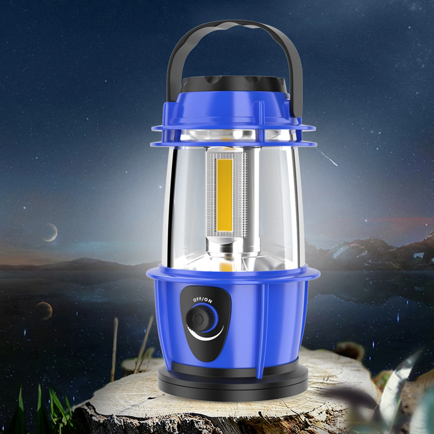 Portable Camping Lamp Adjustable Brightness LED Camping Lights Waterproof Tents Lighting Lantern Emergency Bulb Flashlight