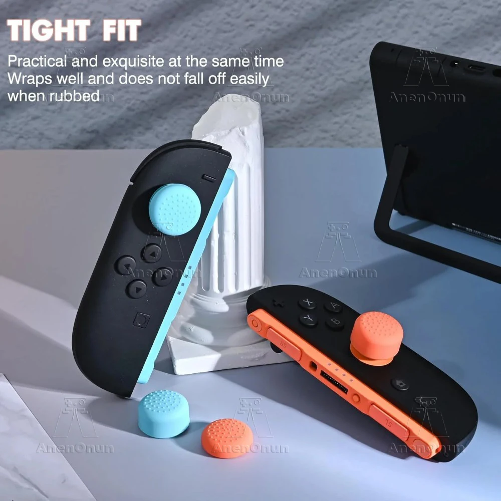 4er-Pack Daumengriffkappen für Switch 2 Premium Analog-Stick Daumenstick Weiche Silikon-Schutzabdeckung Rutschfeste Joycon Joystick-Kappen – Detail 2