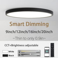 20inch Large Ultra-thin Led Ceiling Lights Modern Smart Ceiling Lamp For Living Room Brightness Dimmable AC85-265V Panel Light