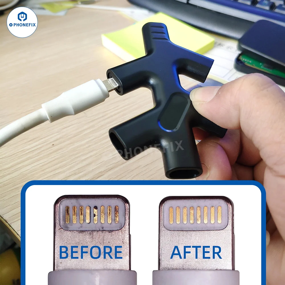 Portable Integrated Mobile Phone Cleaner Universal Charging Port Speaker Earphone Gap Dust Hair Removal Tool 10 in 1 Repair Kit