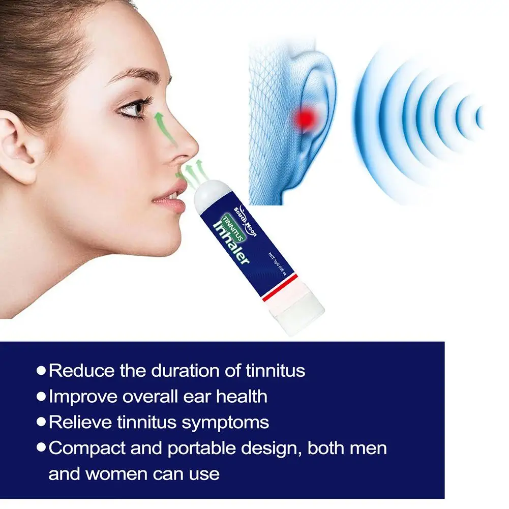 Ear Ringing Relief Treatment Inhaler Relieve Deafness Tinnitus Itching Earache Ear Hard Hearing Treatment Health Care