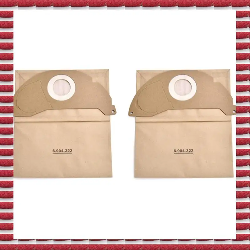 A97G 20Pcs Vaccuum Filter Dust Bag Colletion Trash Bag 6.904-322.0 Vacuum Bags For Karcher A2004 WD2 Vacuum Cleaner Parts