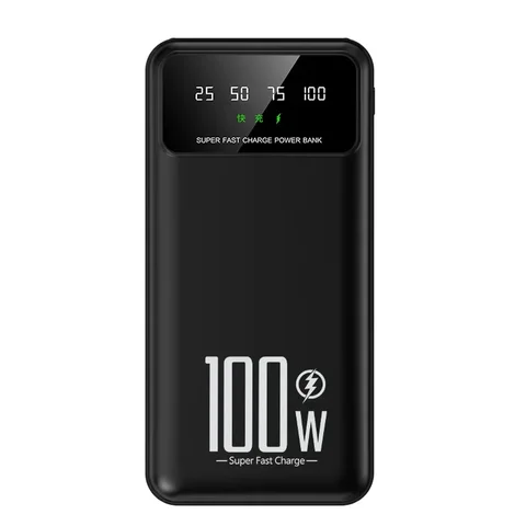 BCAK поставляется с кабелем Power Bank 20000 мАч, настоящий стандарт, сверхбыстрая зарядка, портативный мобильный источник питания большой емкости