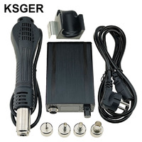 KSGER Hot Air Gun SMD Rework Station GX16-8 Solder Dryer Handle Electronic OLED T12 Nozzle Stand DIY Tools Quick Heating 700W