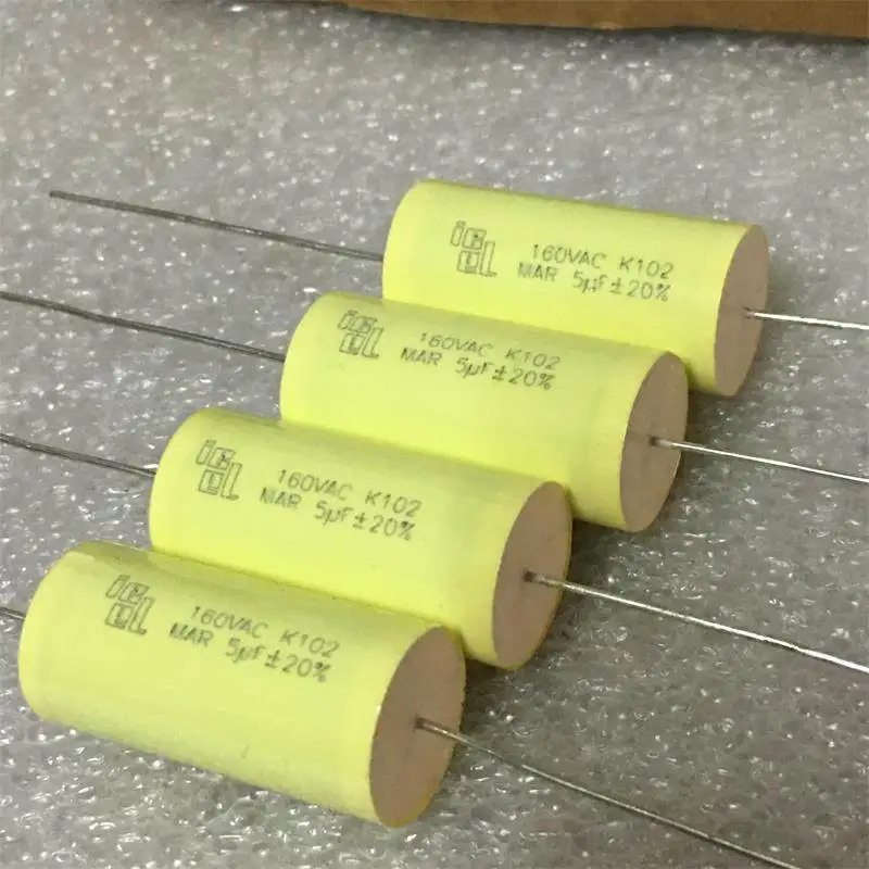 5PCS/LOT ICEL MAR Series 5UF 160VAC Copper Pin Frequency Divider Thin Film Capacitor