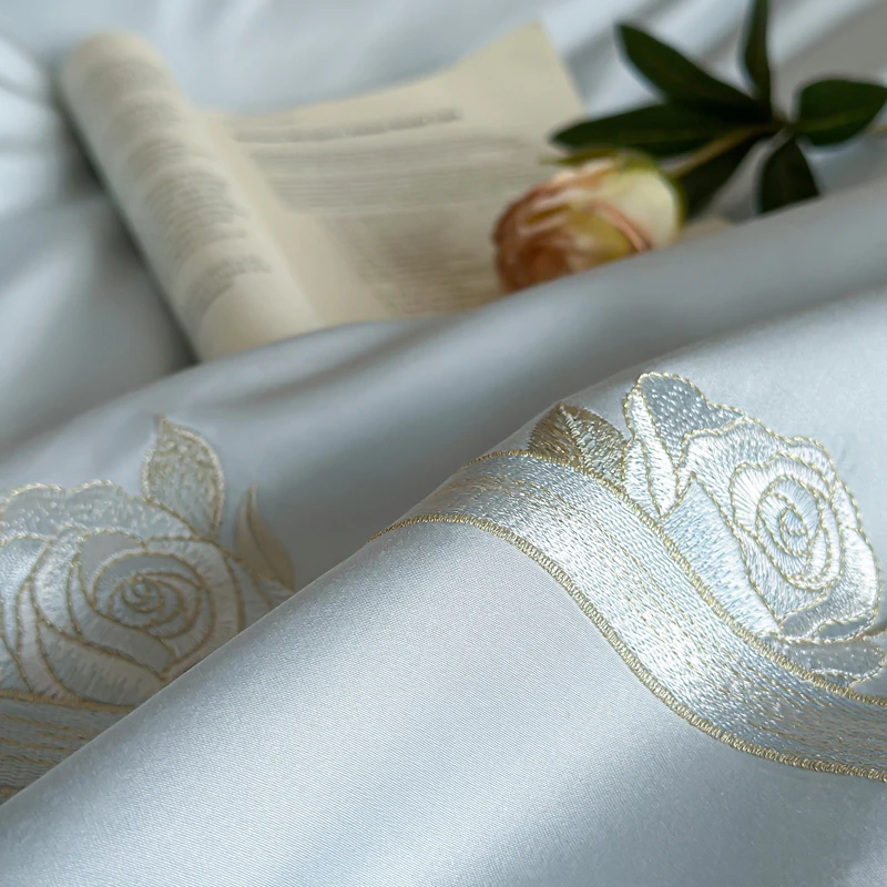 Embroidered Cotton Bedding Set 4