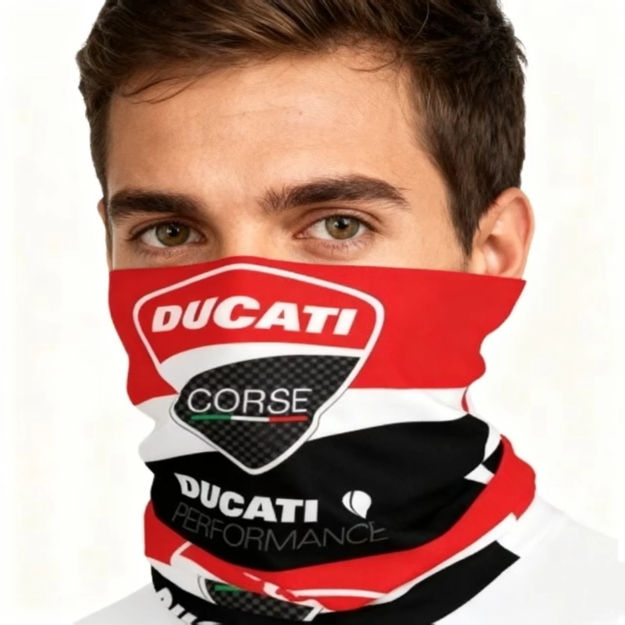Motorrad Für Ducati Panigale Diavel V2 MONSTER Emblem Bandana Hals Wärmer Männer Frauen Winter Ski Wandern Schal Gamasche Gesichts Abdeckung