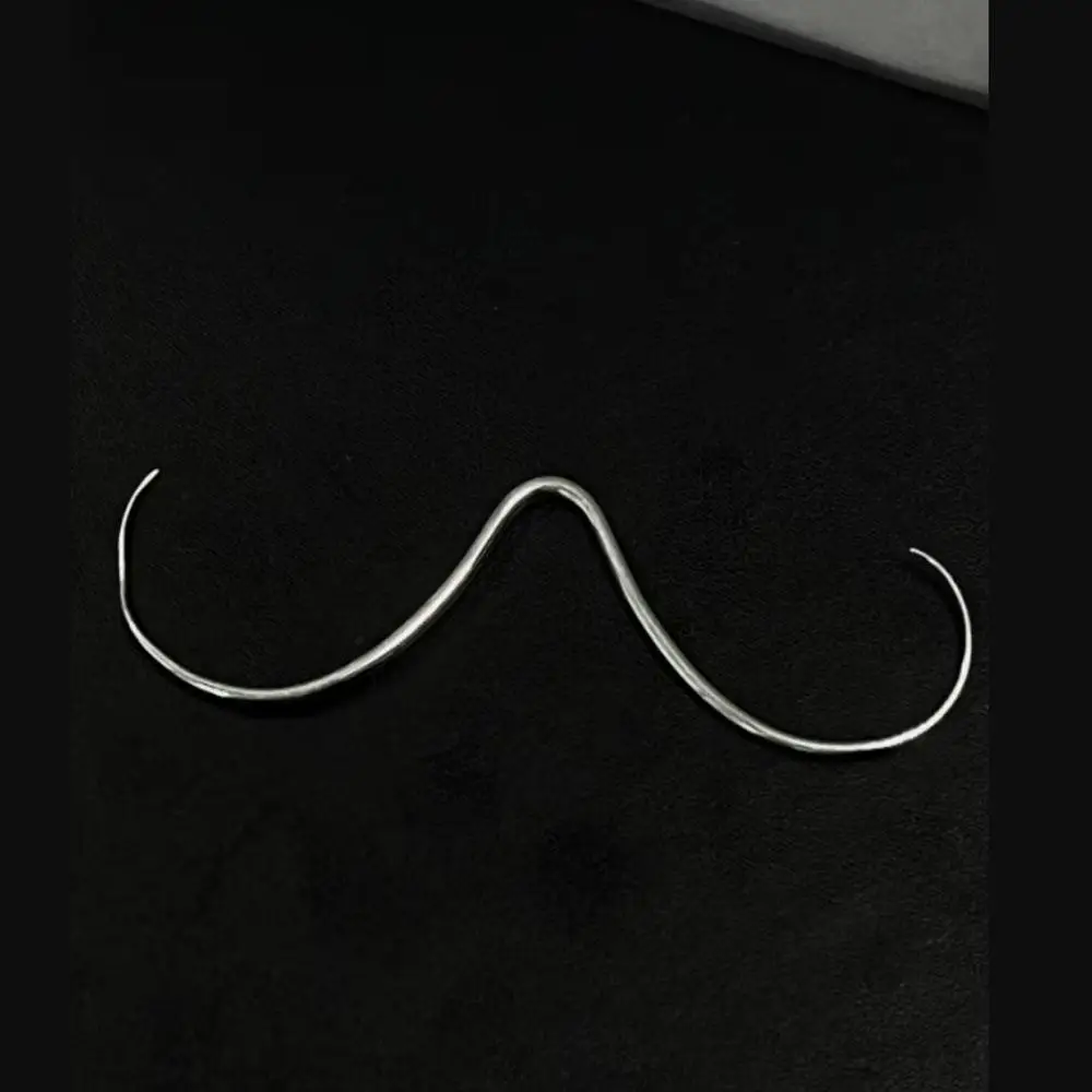 1Pcs Stainless Steel Mustache Nose Ring For Men Nose Septum Ring Body Piercing Fashion Jewelry Color Selection For Woman