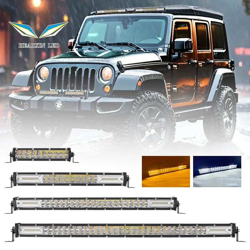 

Super Slim 60W 120W 180W barra LED Bar Work Light Spot Flood Beam for Tractor Boat Offroad 4WD 4x4 Trucks SUV ATV 12V 80V