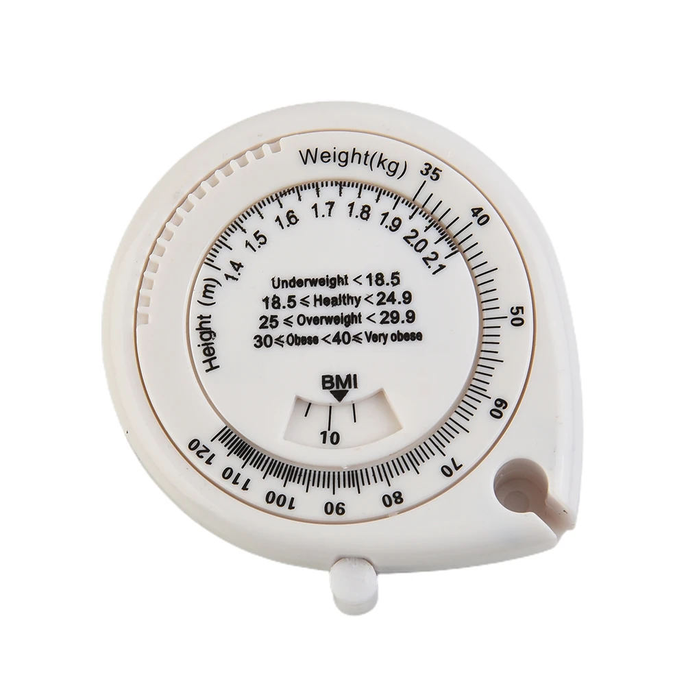 Einziehbares Maßband, präzises BMI-Körpermassenindex, Rechner, Diätband, hochwertige Maßnahmen, Werkzeuge, heißer Verkauf