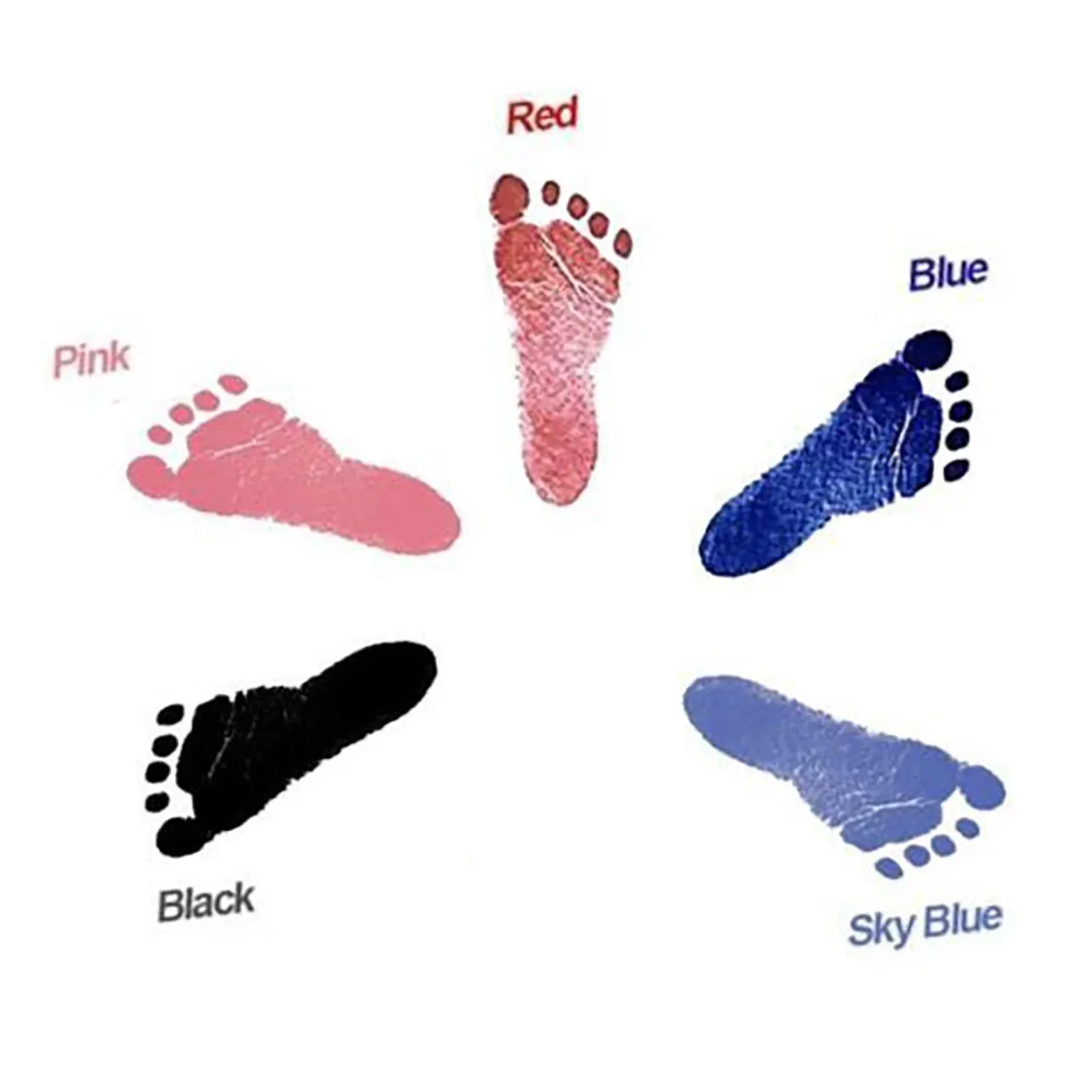 Newborn Baby DIY Hand And Footprint Kit Ink Pads Photo Frame Cat Dog Paw Print Accessories Clean Touch Inkless Pet Souvenir Gift