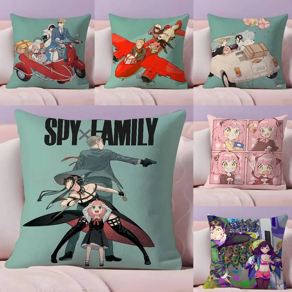

Classic Anime S-Spy x F-Family Pillow Case Ultra Soft Skin Friendly Fabric Cloud Like Comfort & Concealed Zipper