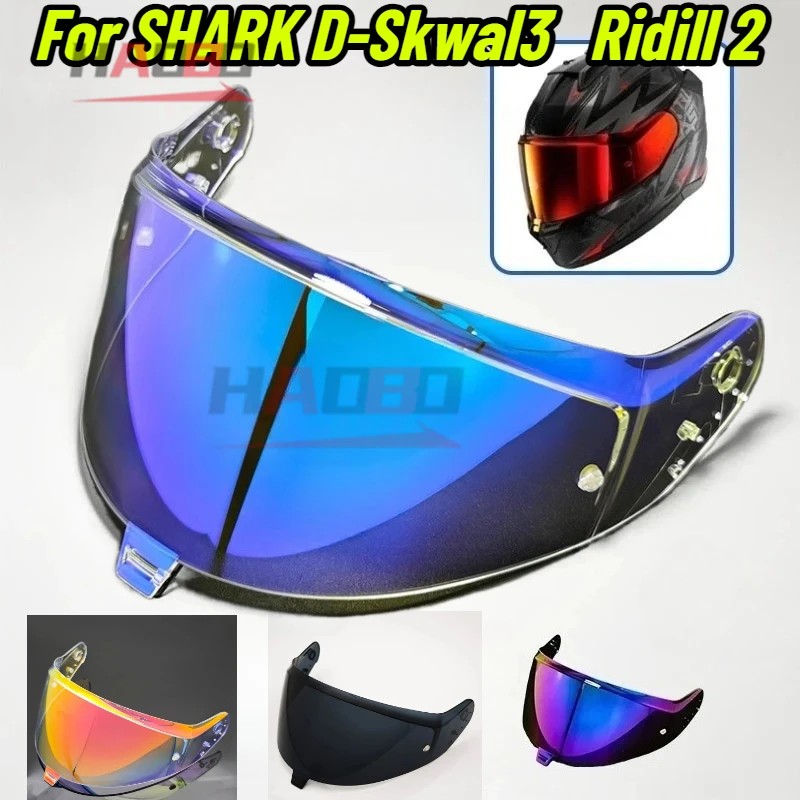 

For SHARK Sky 3rd Generation D-Skwal3 Skwal 2nd Generation Skwal I3 Ridill 2 Helmet Lenses Windshield Replacement Accessories