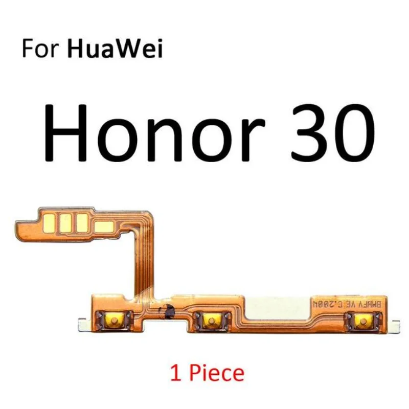 Power On Off Flex Cable For HuaWei Honor 30 30S 30i View Mate 30 40 Pro Lite Plus 5G Volume Switch Key Control Button Ribbon