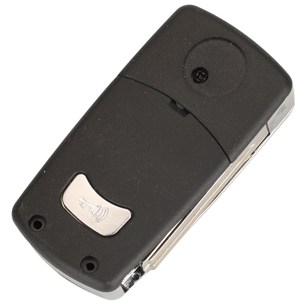 jingyuqin Upgrade Flip Car Key Shell For Hyundai I30 Accent Veloster Santa Fe For Kia Picanto 2+1Buttons Remote Key Case Cover