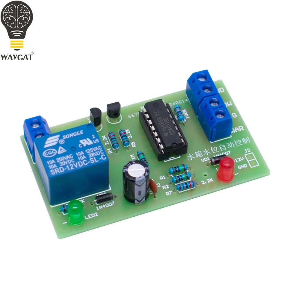 DIY kit for automatic water level control of water tank and automatic liquid level controller, electronic training parts