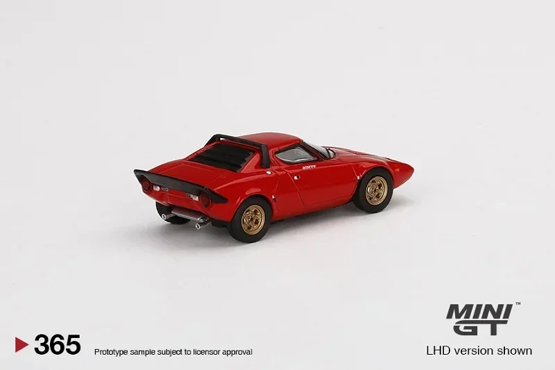 MINI GT 1:64 Lancia Stratos HF Stradale Rosso Arancio LHD  Model Car