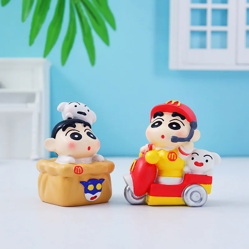 Cute And Playful Little Crayon Shin-Chan Joyful Carnival Blind Box Figures Animated Peripheral Dolls Mystery Box Toy Gift