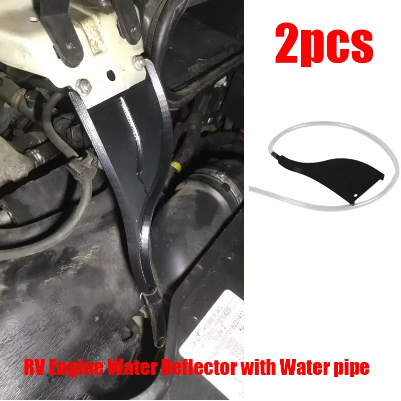 

1set Caravan Engine Water Deflector With 1m Plastic Drainage Pipe Kit For Fiat,Citroen,Peugeot Motorhome Engine Water Deflector