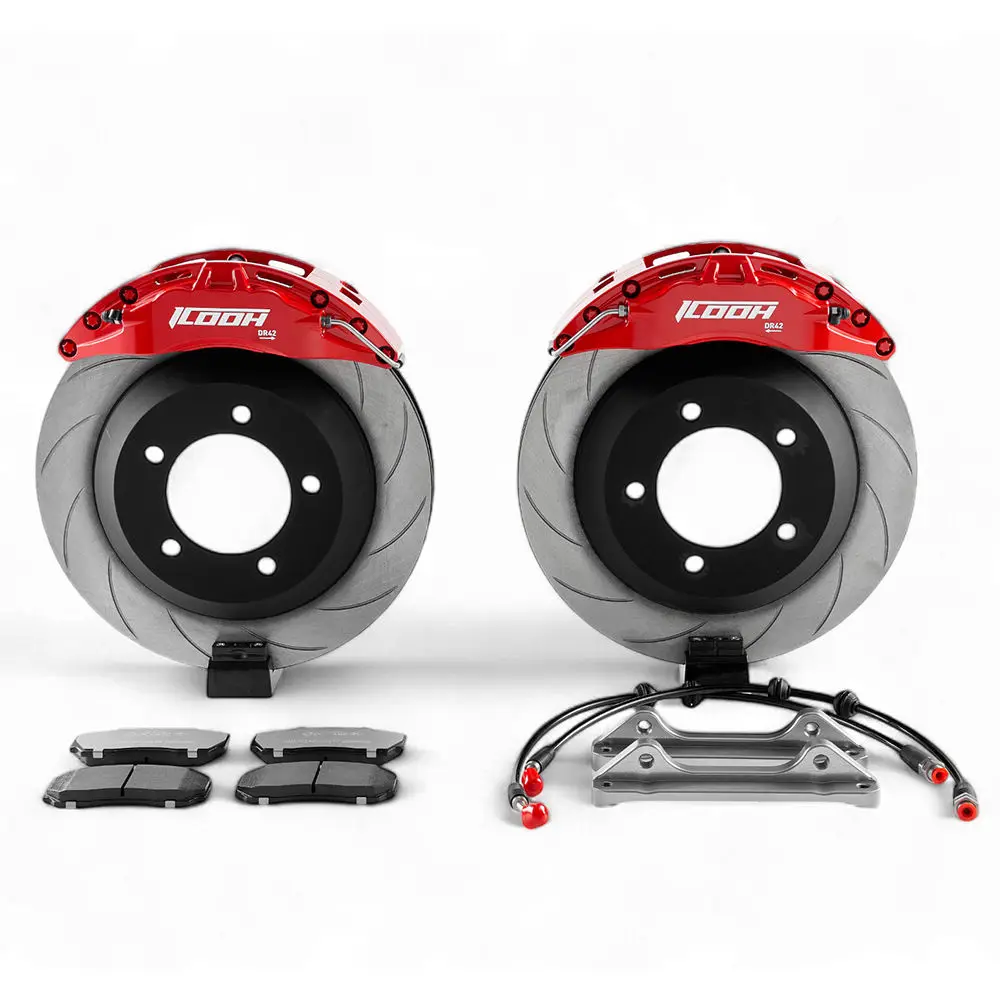 

Тормозные комплекты ICOOH Factory Price Modified Racing с 4-поршневыми суппортами DR4, размеры роторов 330/345/355/362 мм, для LC200/LC300