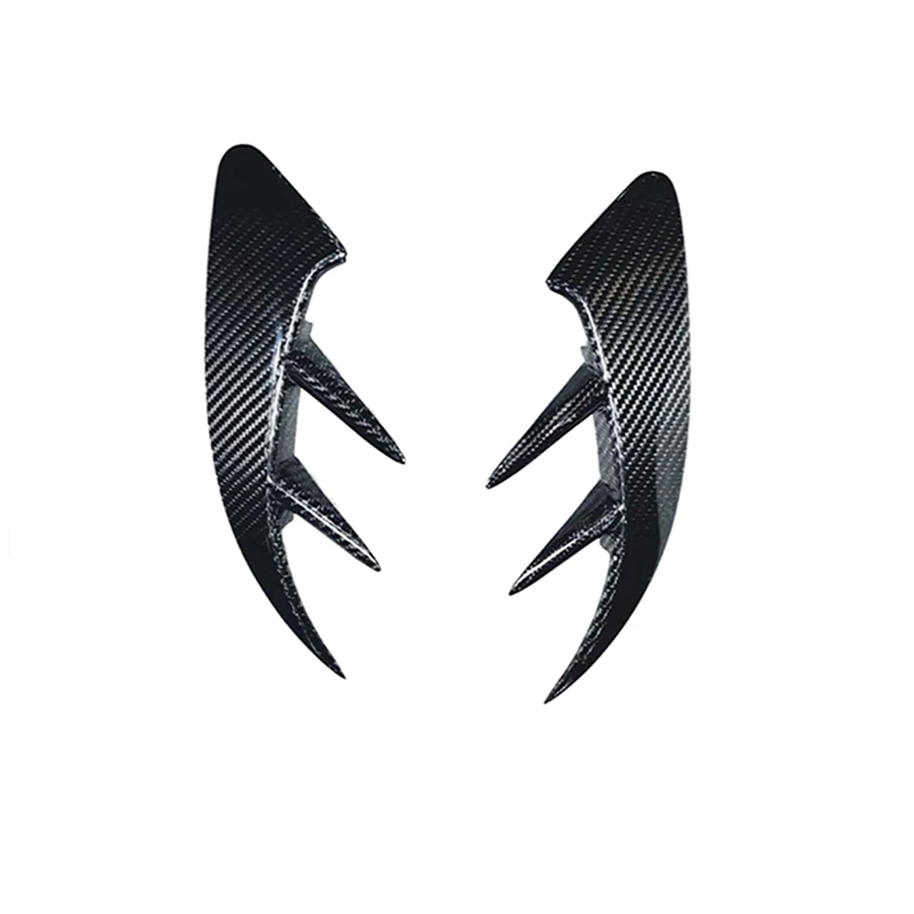 Dry Carbon Fiber Rear Bumper Air Vent Canards Side Spoilers for Mercedes-Benz C200 C250 C300 C43 W205 C205 A205
