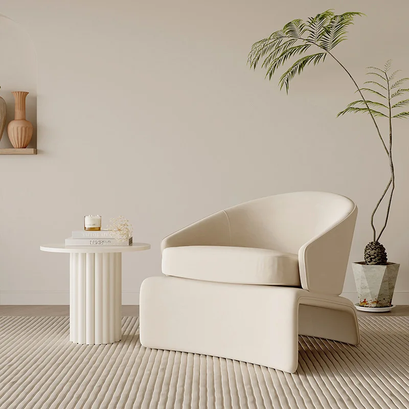 Nordic Creative Single Sofa Chair For Hotel B&B Cafe Negotiation Office Reception Living Room