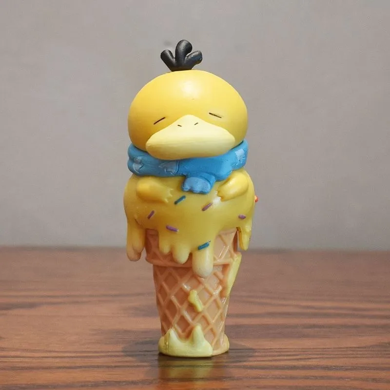 Gk Ice Cream Ducklett Slowpoke Charmander Hanhan Beast Large Size High Quality Version Figure Model Decoration Collectible Toy D