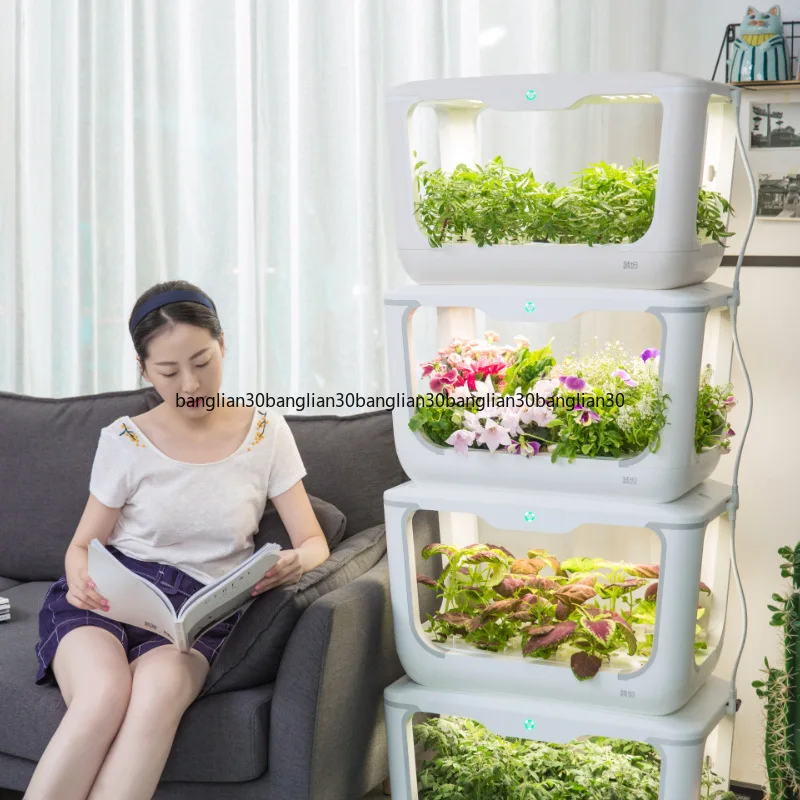 Intelligent  Indoor Soilless Cultivation Vegetables Hydroponic Plants Seedling Artifact Flowers Home Planting Box Flower Pot