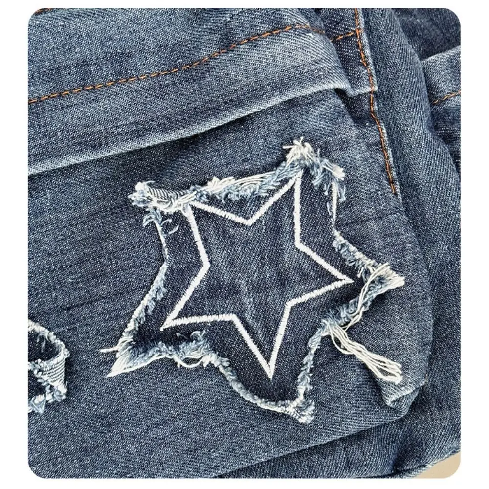 Stylish Large Capacity Denim Backpacks Denim Material Multi-functional Travel Bag Multi-Pocket Structure School Bag School Use