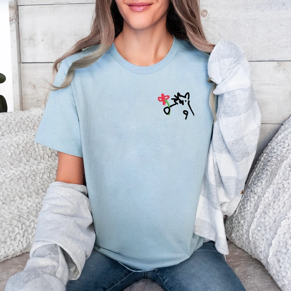 

Breathable Cotton Corset Detail T-shirt -Y2K Cute Core Style, Seamless Transition from Work Meetings to Weekend Errands
