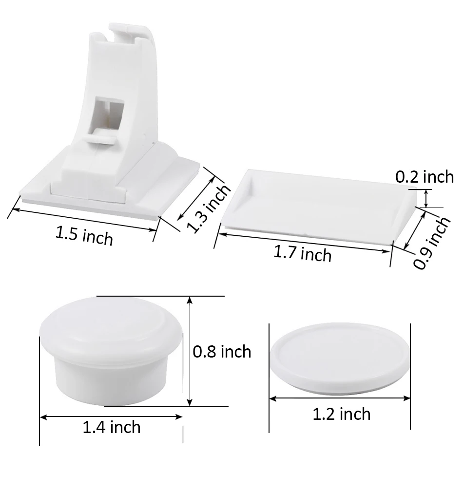 Serrature Magnetiche Di Sicurezza Per Bambini | Invisibili Per Cassetti E Armadi | 4 Pezzi Con Chiave E Staffe | Facili Da Installare Senza Attrezzi | Proteggi Cucina E Mobili - 3