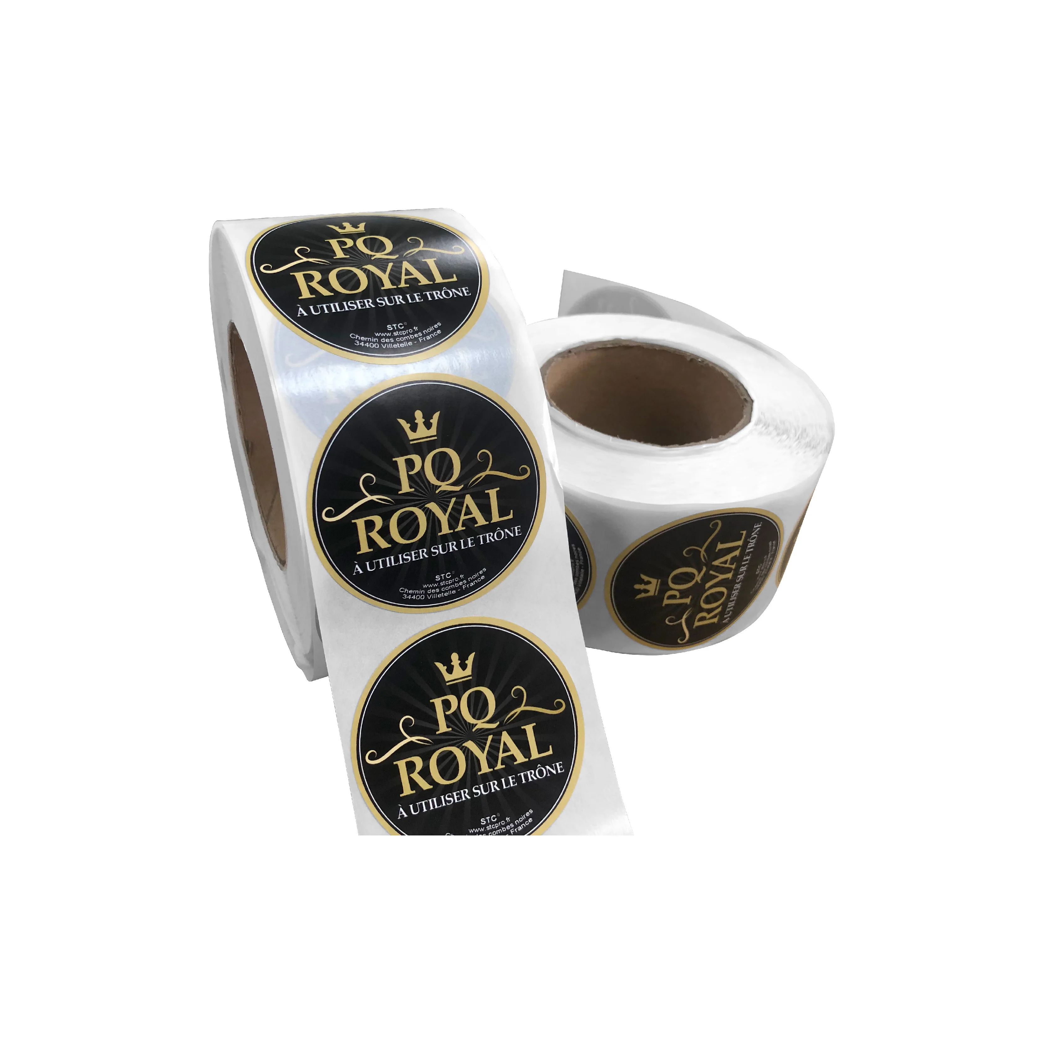 500 PCS Custom Logo Sticker Labels Stickers Label Wedding Birthday Baptism Party Design Your Own Sticker Personalized Packaging