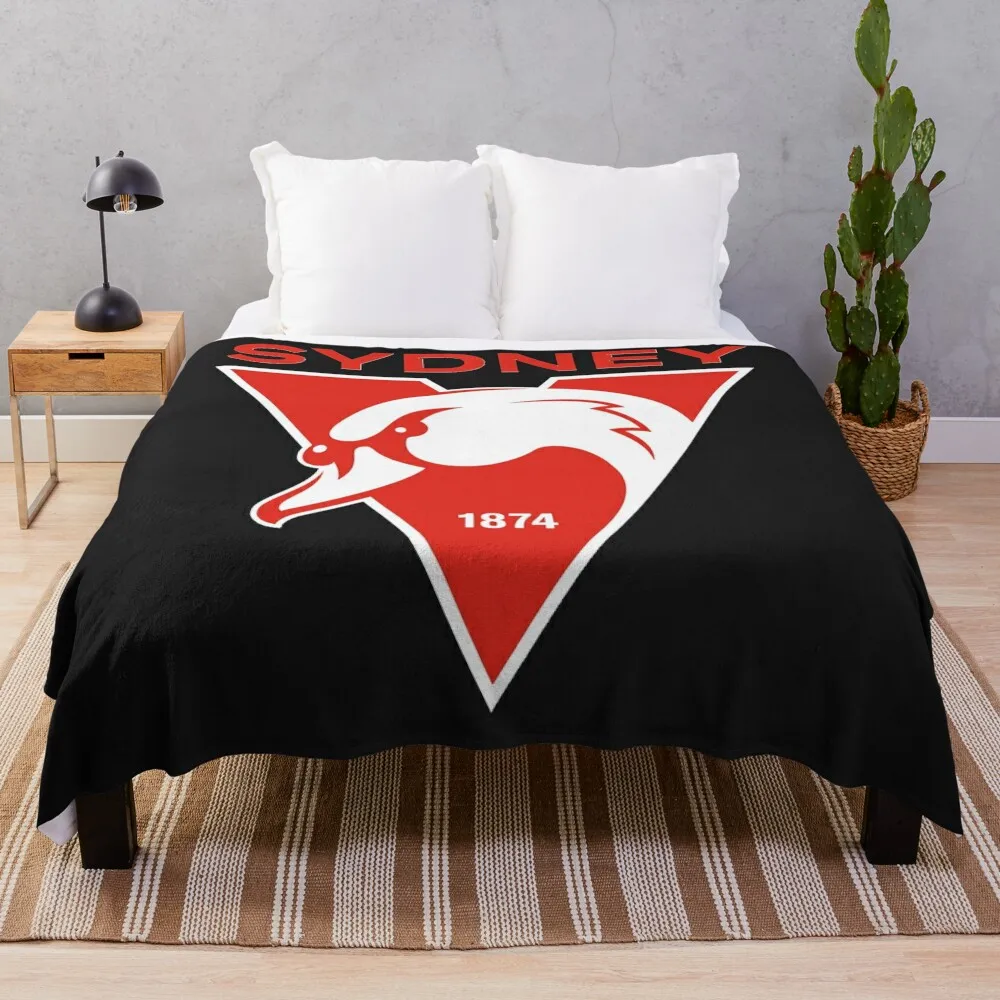 Sydney the Bloods Swans Haughty Swannies-Logos Classic T-Shirt Throw Blanket Shaggy cosplay anime christmas gifts Blankets