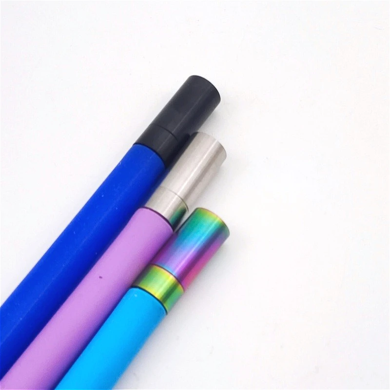 510 فوهة بالتنقيط الفولاذ المقاوم للصدأ قسم مزدوج 510 تمديد مشترك مزيج الربط 2 in1 القش المشترك OD11H32 #6