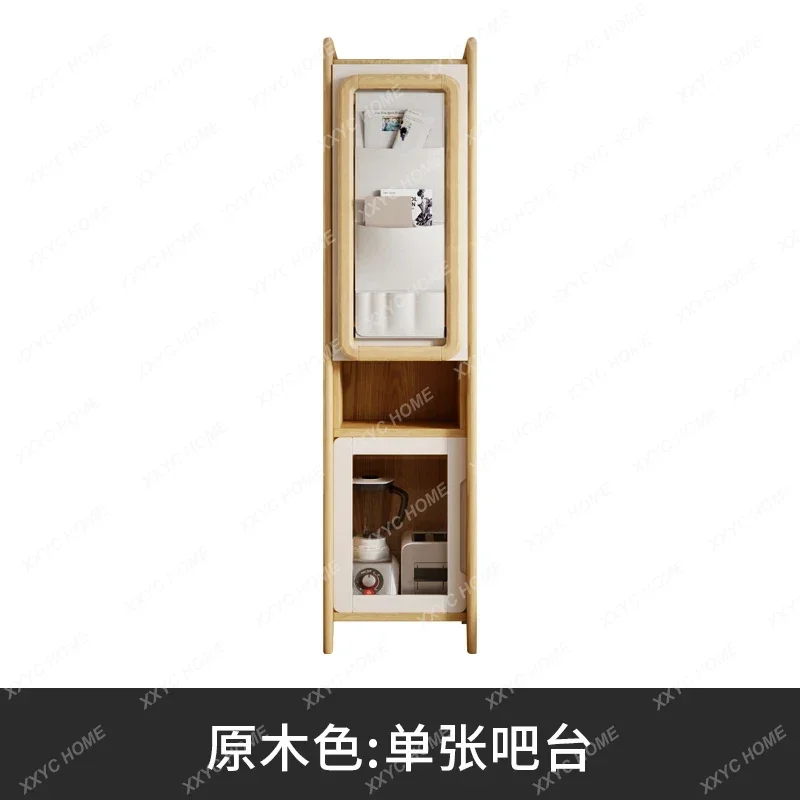 Foldable Bar Table and Chair Home Wine Cabinet Multi-Function Locker Partition Small Bar Modern Minimalist