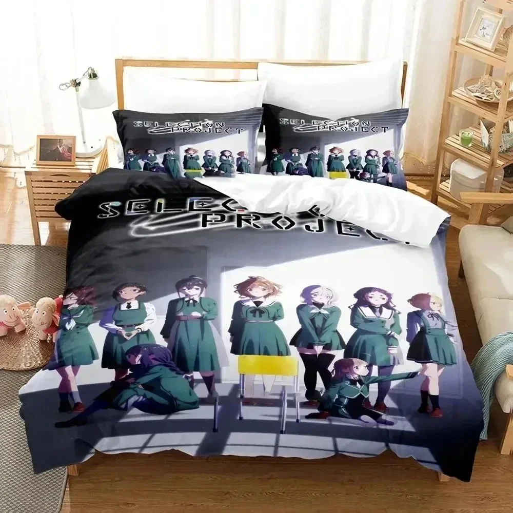 

Anime SELECTION PROJECT 3D NEW Duvet Cover Pillowcase Bedding Set Adult Boy Girl Bedroom Decoration Children Single Double Large
