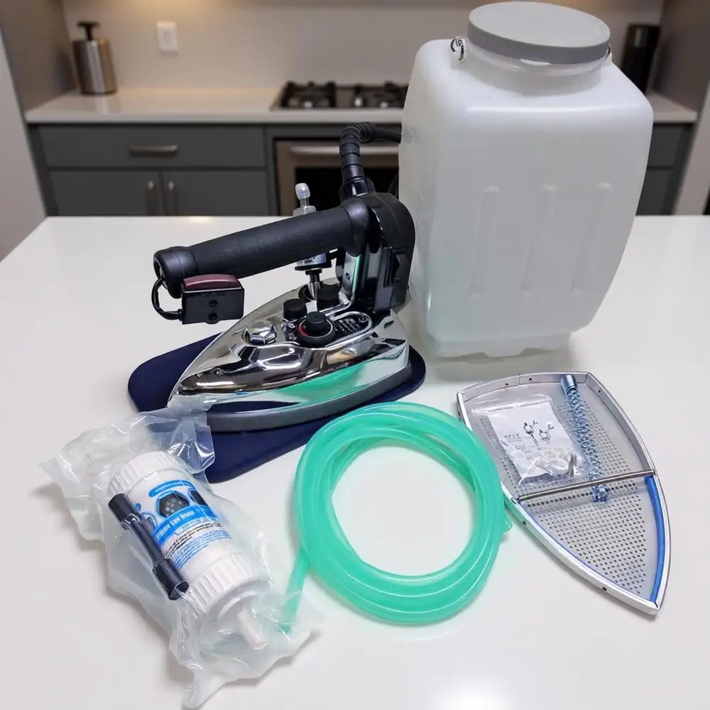 Gravity eed Commercial Electric Steam Iron Complete Set