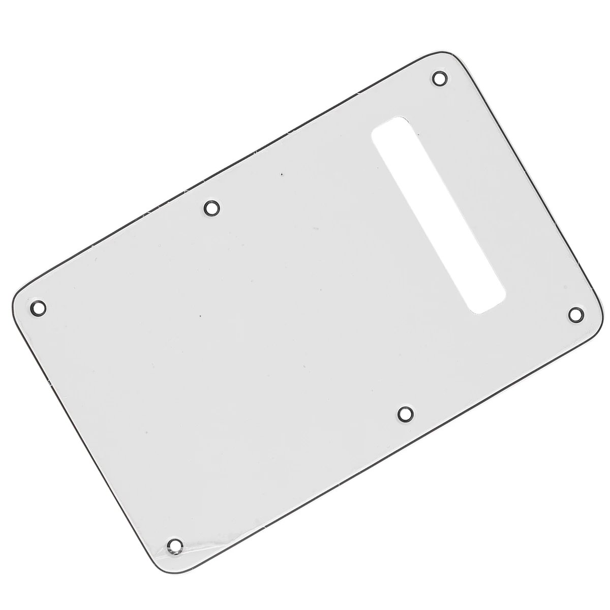 

6 Hole Electric Guitar Back Cover Plate Backplate Cavity Backplane Tremolo White