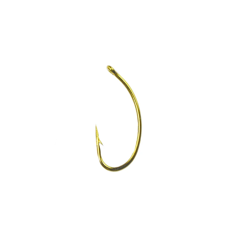 50pcs Shrimp&Caddis Pupa Bared Fly Tying Hooks Wide Gape Eye-down 8# 10# 12# 14# 16# 18# 20# 22#Scud Pupae Fly Fishing Hook