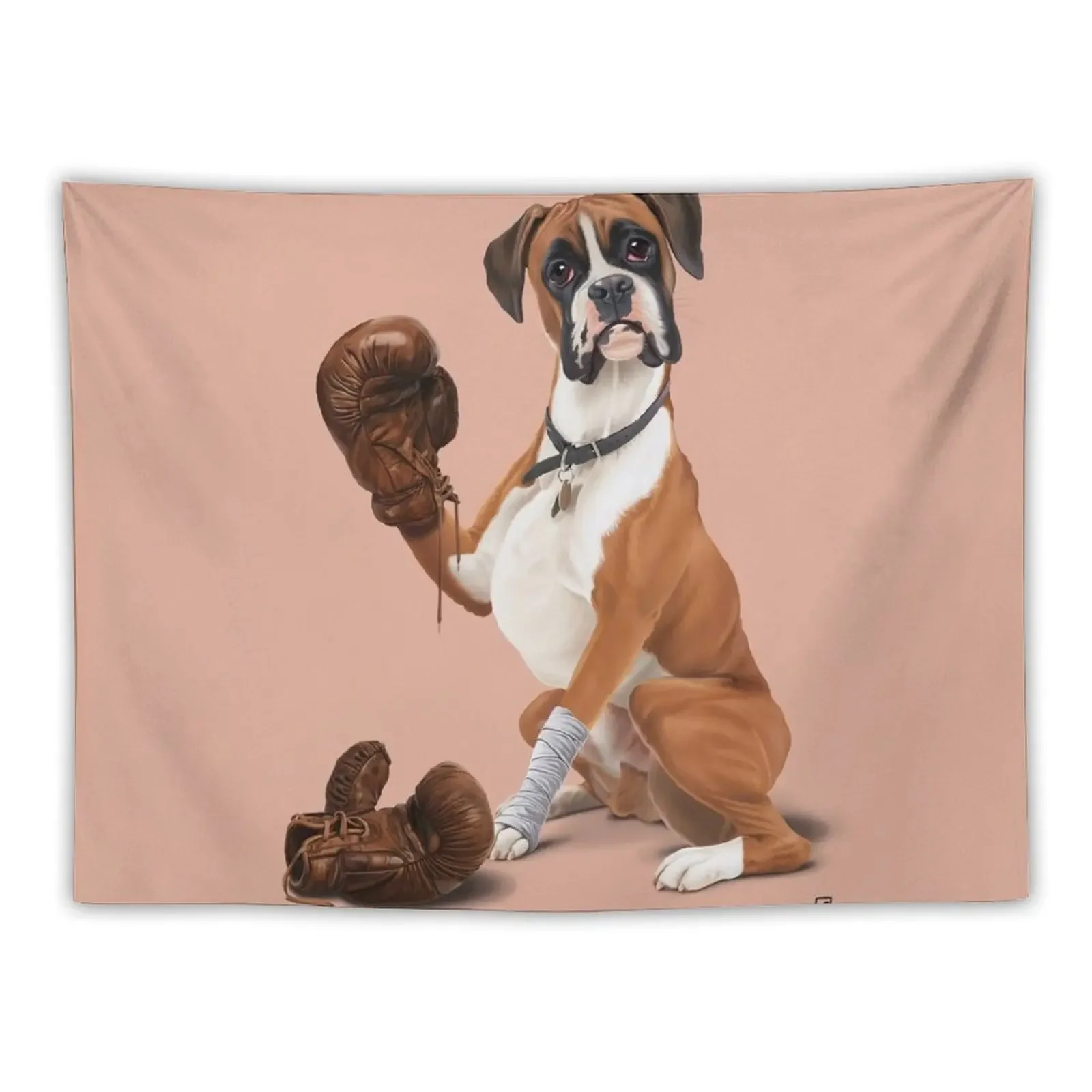 

The Boxer (Colour) Tapestry Room Decore Aesthetic Kawaii Room Decor Tapestry