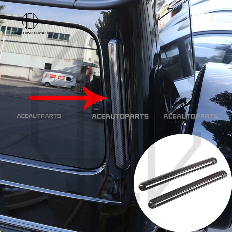 G class W463 G63 D pillars addon A-pillars Panels REAR window trims For Benz W464 G63 car Front roof cover D-pillar Addon