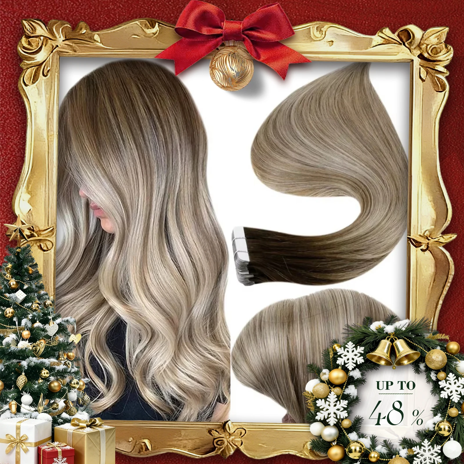 

Лента Laavoo Remy для наращивания волос, 100% настоящие человеческие волосы, прямые натуральные, 12-24 дюйма, 20 шт., 40 шт., двухсторонние волосы из искусственной кожи с утком