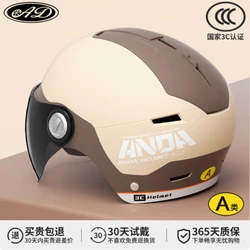 Lightweight Electric Car Helmet for Men and Women in Summer Sun Battery Car Half Helmet Universal Helmet for All Seasons