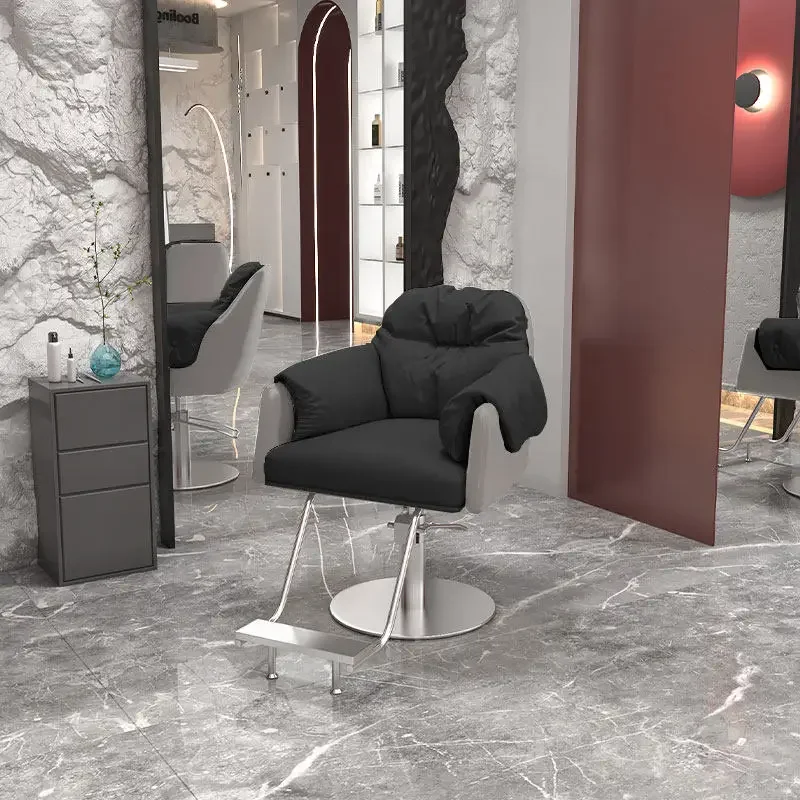 Swivel Recliner Shampoo Barber Chair Waiting Professional Barber Chair Beauty Salon Makeup Cadeira De Barbeiro Salon Furniture