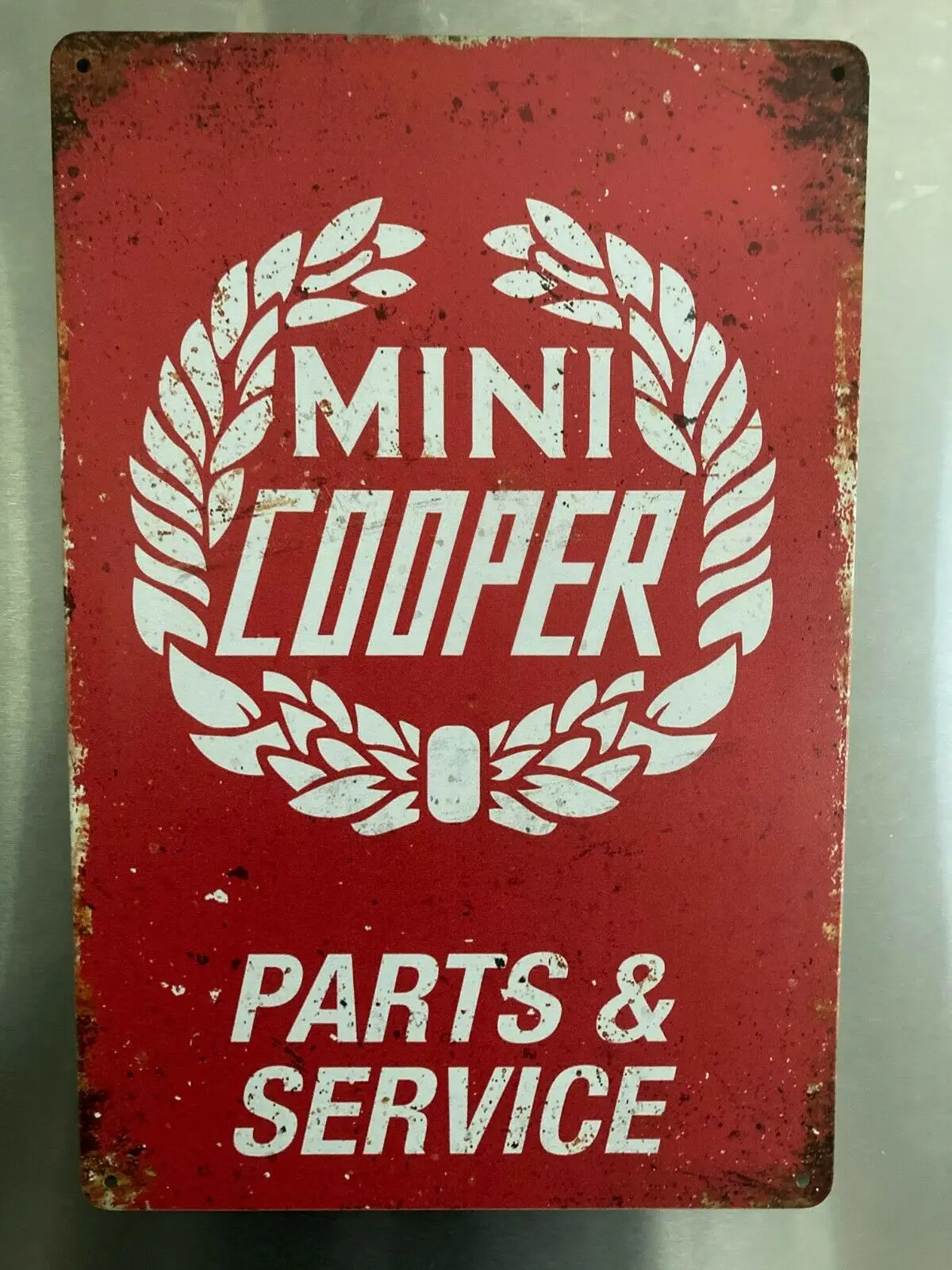 

Mini Cooper Retro Sign Motor Garage Cave Bar Cafe Tin Sign Shabby Chic Home Decor Plaque Wall Art Man Cave