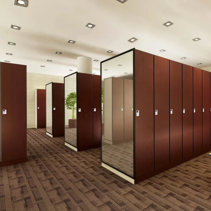 custom.DEBO Modern 6-Door HPL School Gym Locker with Durable & Waterproof Design Clothes Storage