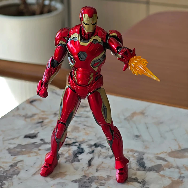 Original Fondjoy 1/12 Iron Man MK45 Model Kit Infinity Saga Ironman Mark45 Assembly ABS Joint Movable Figure Statue Ornament Toy